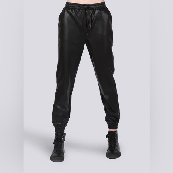 Dex faux leather jogger size s - Picture 1 of 5